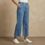Baggy High Waist Jeans – Trendy Wide Leg Denim for Women