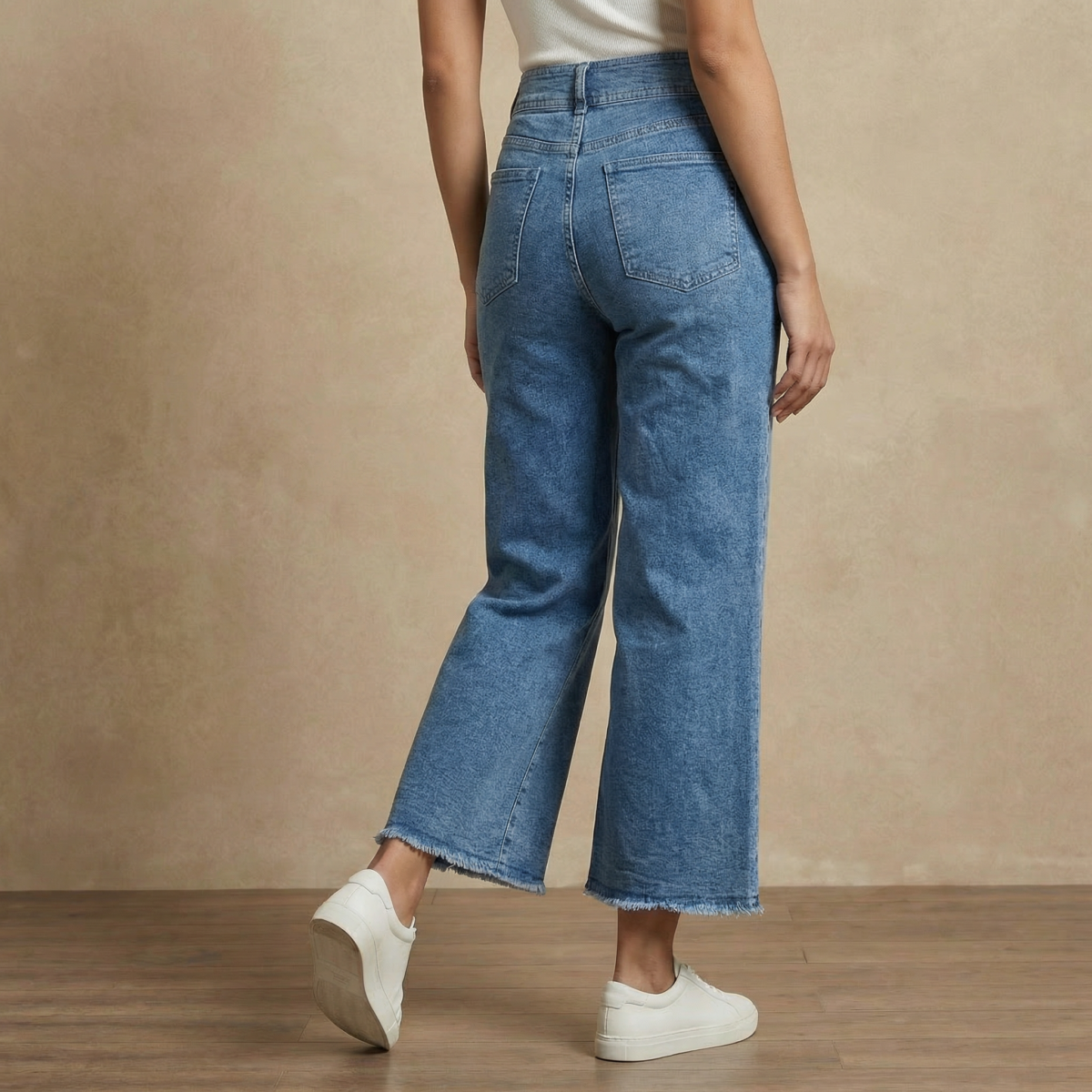 Baggy High Waist Jeans – Trendy Wide Leg Denim for Women - Image 2