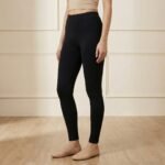 Premium Jet Black High-Rise Stretch Leggings – Ankle Length Slim Fit - Image 4