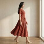Elegant Floral Printed Maxi Gown – Ethnic Party & Festive Wear - Image 4